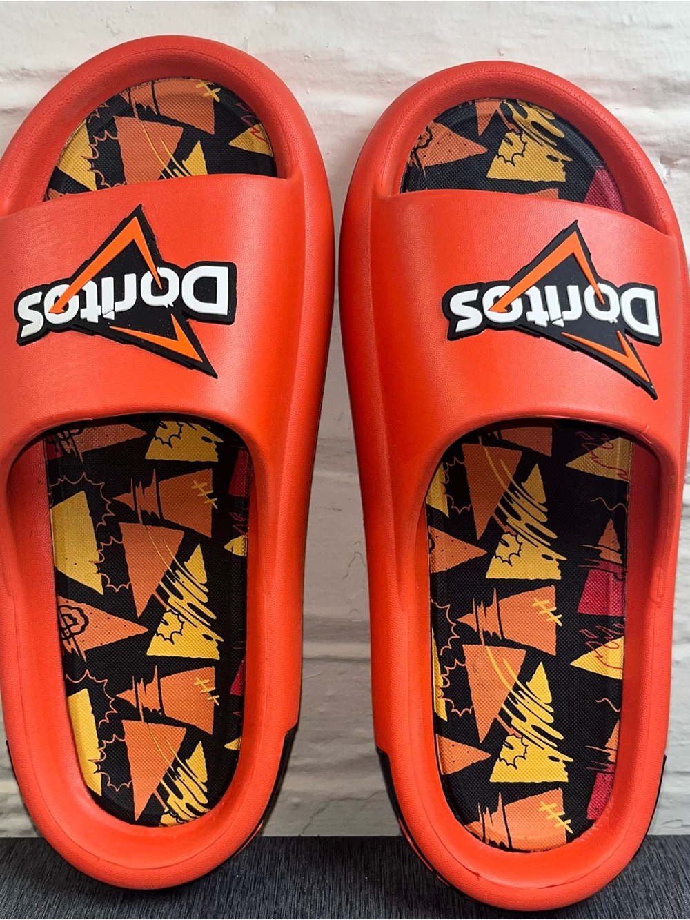 Kids' Orange Slide Sandals